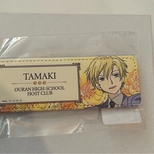 Ouran High School Host Club Tamaki Anime Badge Synthetic Leather Metal Yellow